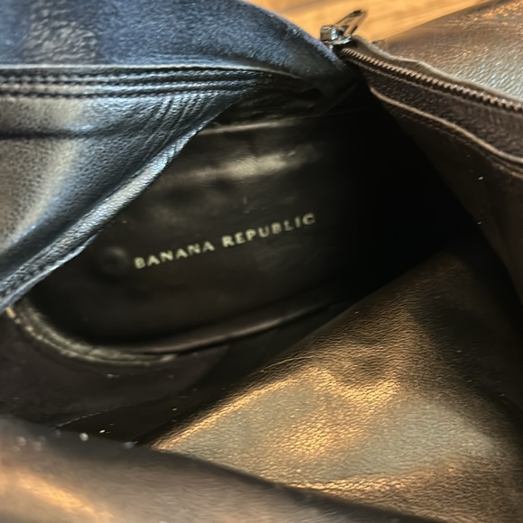 Banana Republic genuine leather black stiletto boots. - Picture 8 of 9